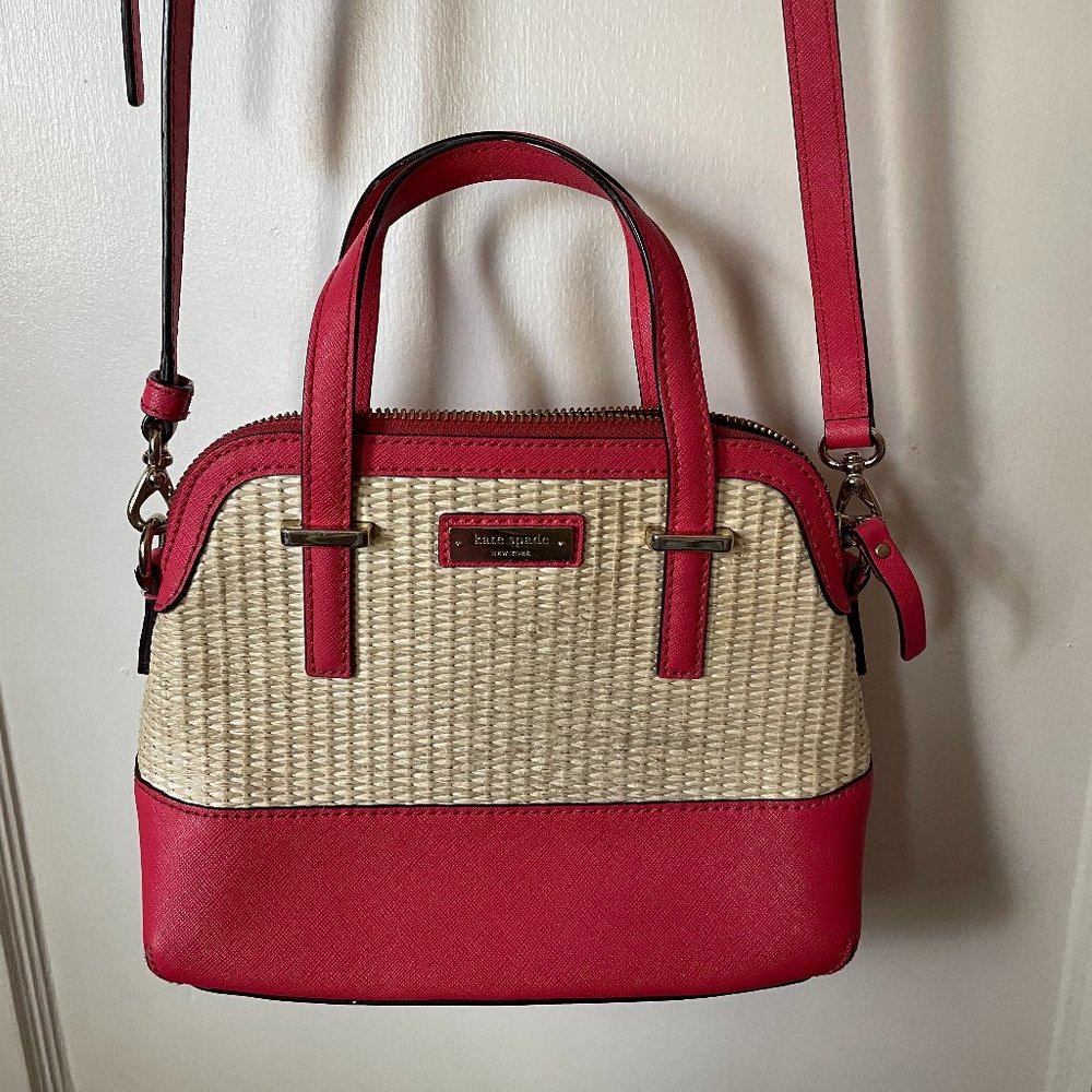 Kate Spade Wicker Leather Crossbody